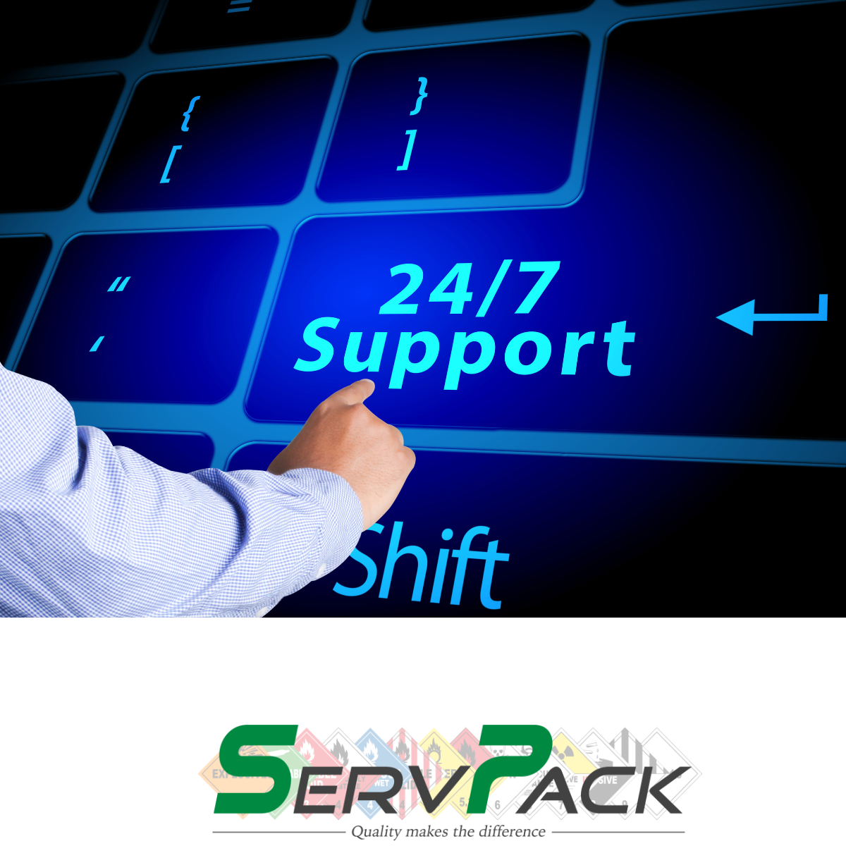 Weltweite Luftfracht und Verpackungsservice von ServPack